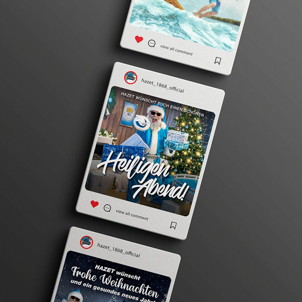 Social Media Post Weihnachten