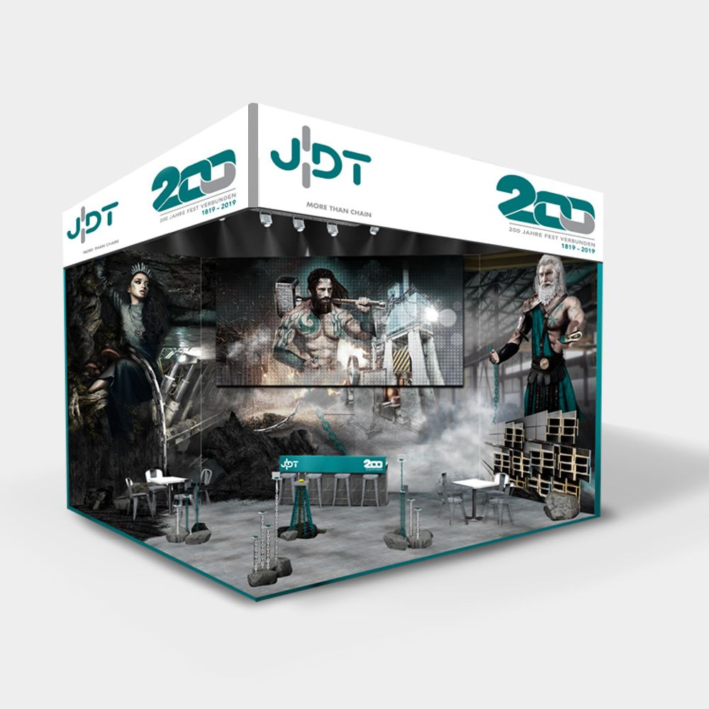 Mockup eines Messestandes