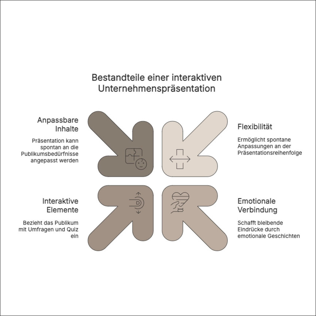 Interaktiven Unternehmenspräsentation Bestandteile
