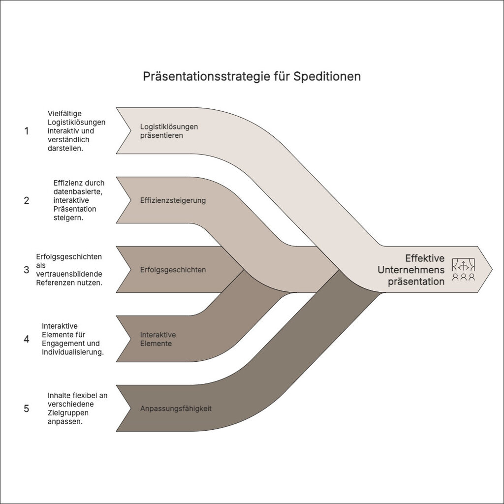 Präsentationsstrategien für Speditionen